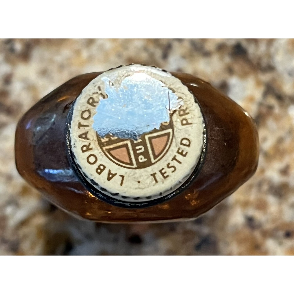 Vintage Purepac Oil Of Wintergreen USP Made In USA Circa 1950 Empty bottle - Picture 3 of 4